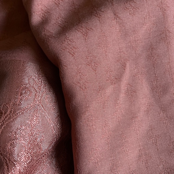 Silk-blend rose scarf - Picture 4 of 4